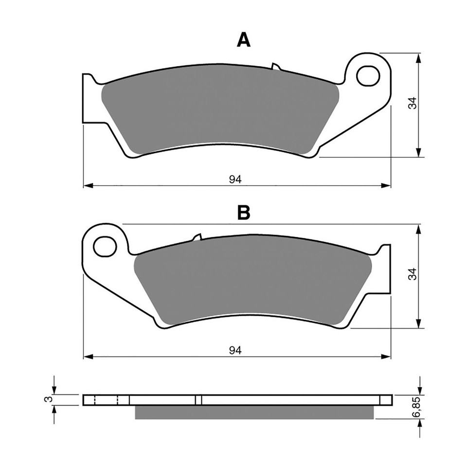 Brake Pads for KAWASAKI KX 500 19942003 FRONT eBay