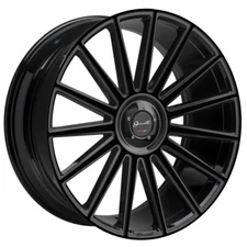 24" Gianelle Verdi Black 24x10 Concave Wheels Rims Fits Cadillac Escalade
