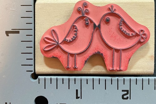 Rubber Stamps Penguin Parrot Peacock Love Bird Sentiment Christmas Bird U Choose - Picture 3 of 21