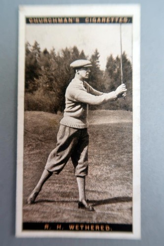 CHURCHMAN FAMOUS GOLFERS ROGER H..WETHERED # 48 1927 EXCELLENT SEE PHOTO'S - 第 1/1 張圖片