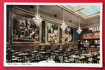 AK MAGDEBURG 1928 Innenansicht vom Café Peters  ( 10284