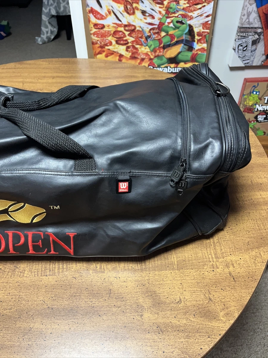 Wilson leather cheap tennis bag