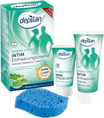 Depilan Intimate Hair Removal Cream Men Women   Extra Gentle Hair Removal Intima