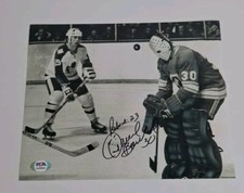 Dan Bouchard Autographed Signed 8x10 Psa/DNA Coa AJ20938