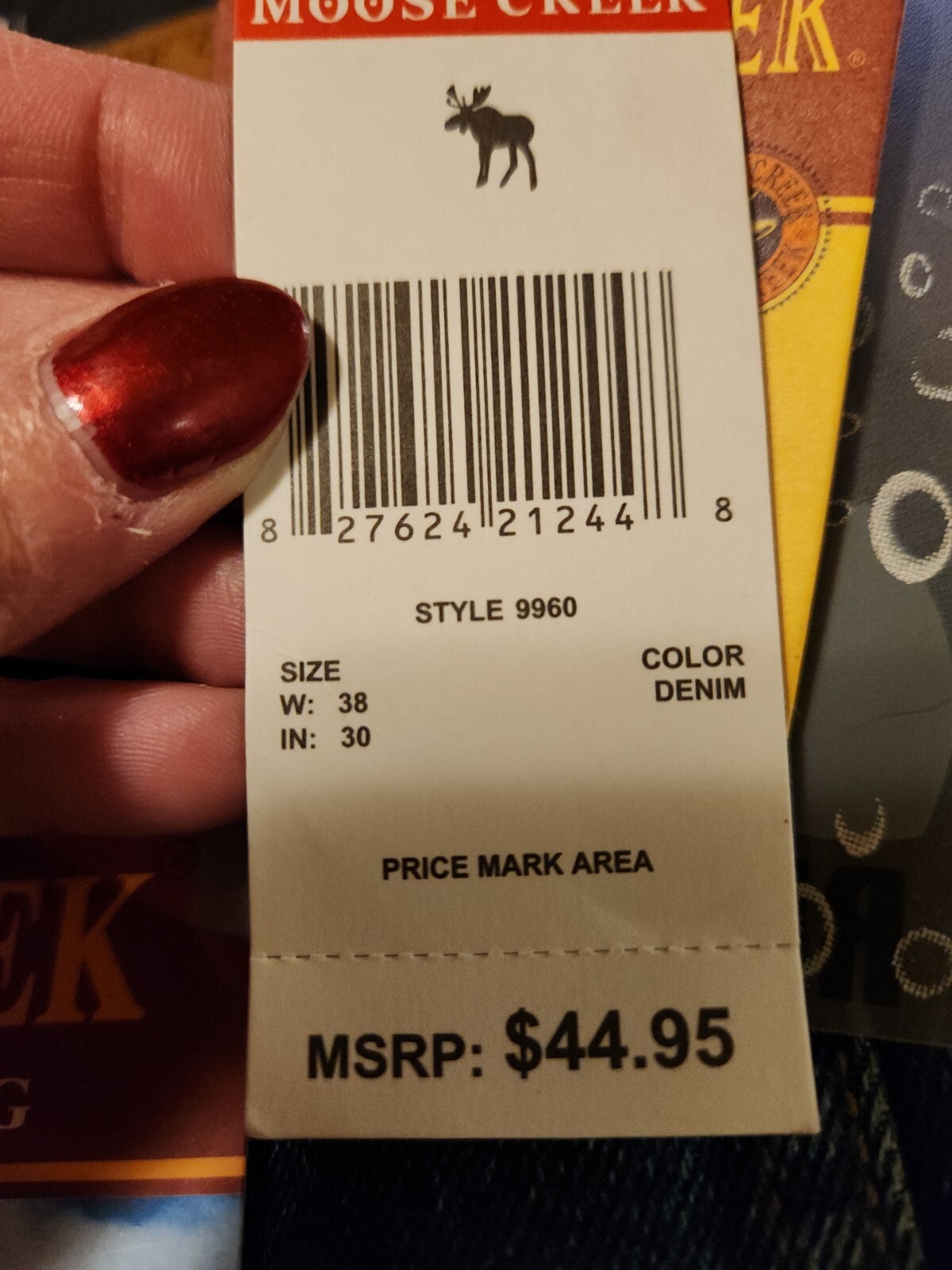 Moose Creek Pants Legendary Clothing Lined Work Pants Mens 38X30 Jeans