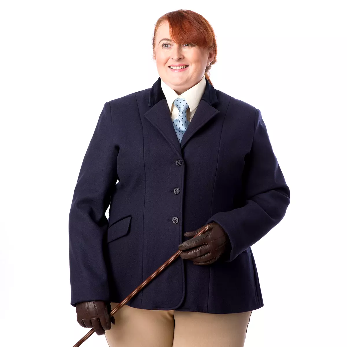 Navy wool cheap show jacket