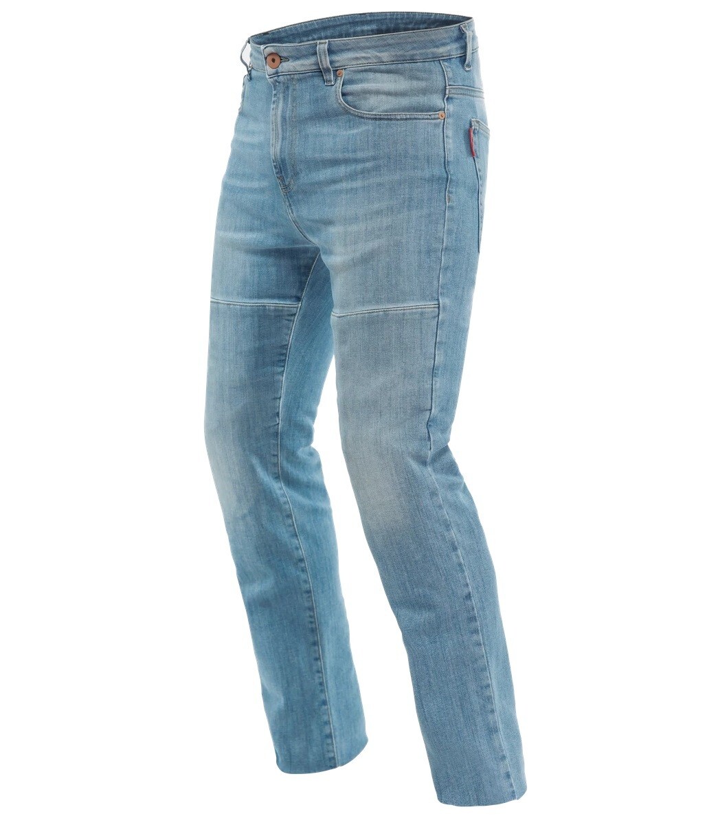 PANTALONI JEANS MOTO DAINESE DENIM STONE SLIM TEX LIGHT BLU PANTS TG 40