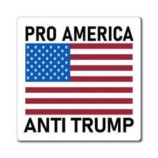 Pro America Anti Trump Magnet Donald Trump Sucks Magnet White