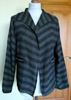 Women's The Masai Striped Open-Front Jacket, Size L, VGC !