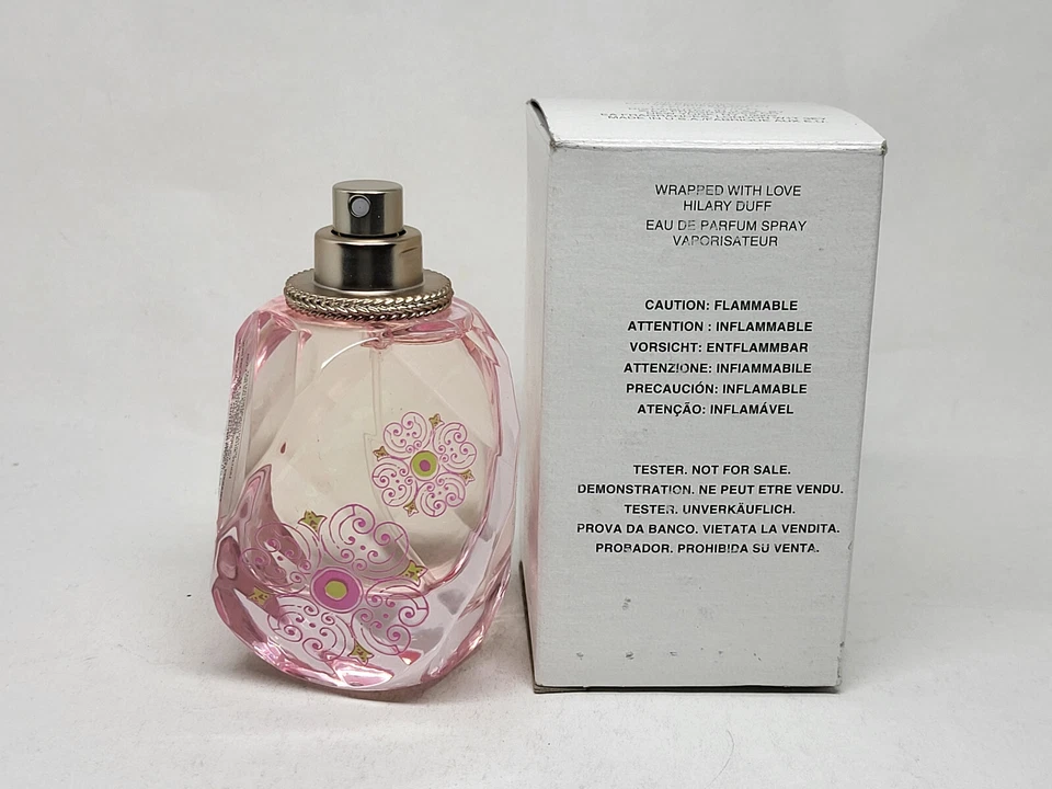 Wrapped With Love por Hilary Duff 1,7 oz / 50 ml Eau De Parfum (Tster) ¡Raro! Foto 3 de 4