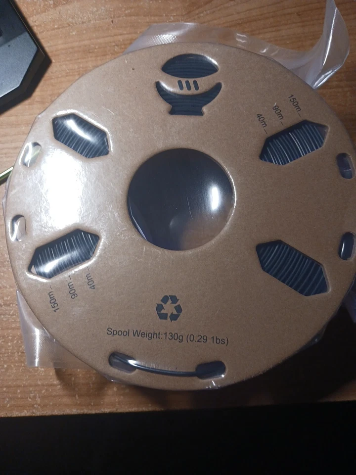 Filamento para impresora 3D inteligente Sain negro ABS 1,75 mm N. W. 0,5 kg Foto 2 de 2