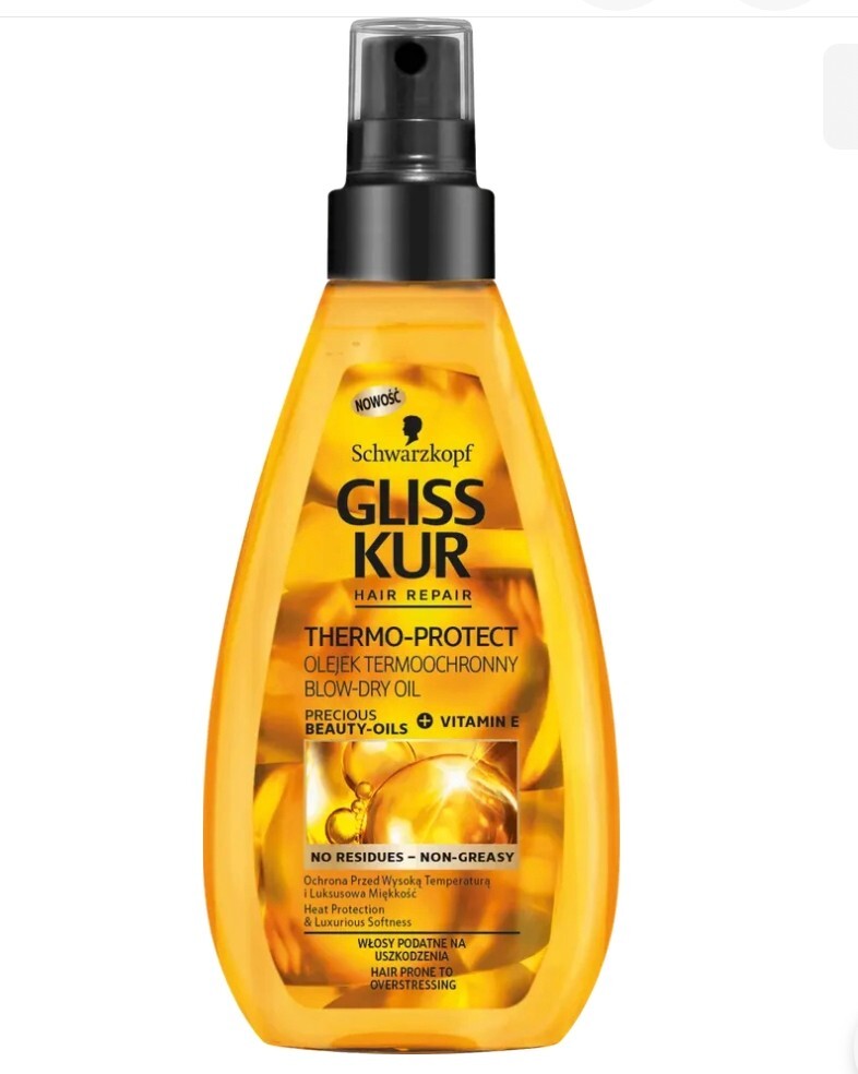 Schwarzkopf Gliss Kur Thermo Protect Thermal protection oil in a spray, 150ml