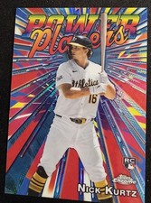 2025 Topps Chrome Update Series Power Players - Nick Kurtz #PP-30 (RC)