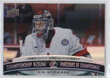 2022 Upper Deck Tim Hortons Legends Championship Resume Kim St-Pierre #CR-14 h1f