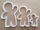 Ginger Bread Man Boy Shape Cookie Cutter Dough Biscuit Pastry Fondant Sharp