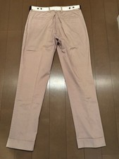 Rare GUCCI Vintage Chino Pants Slim Fit Unique Back Detail Men's 78cm Waist