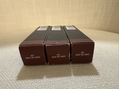 MAC Powder Kiss Liquid Lipcolour #997 OVER THE TAUPE NIB  .17 fl oz Fast Ship