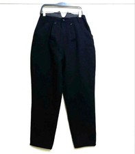COMME des GARCONS Black Sailor High Waist Tapered Wool Pants, Used