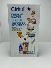 Cirkul 22oz Water Bottle Starter Kit w 2 Flavor Cartridges New Sealed