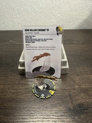 Heroclix Lantern Legacy set God Killer Sword #S031 Equipment Object w/card!