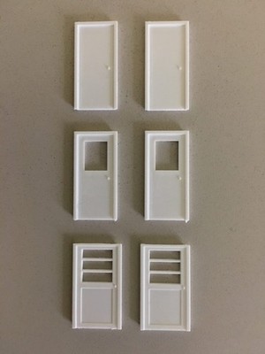 Pikestuff 1200 HO Scale Assorted Personal Doors | 6 Doors |  $5 Offer