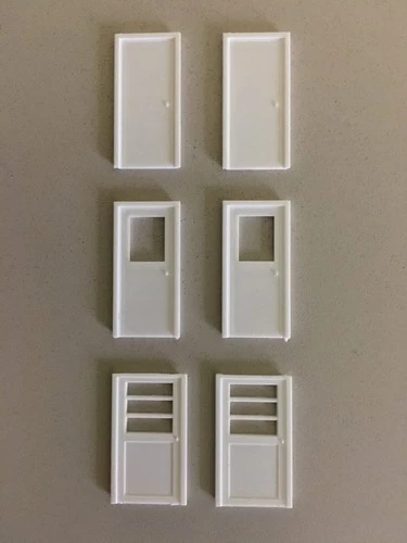 Pikestuff 1200 HO Scale Assorted Personal Doors | 6 Doors |  $5 Offer