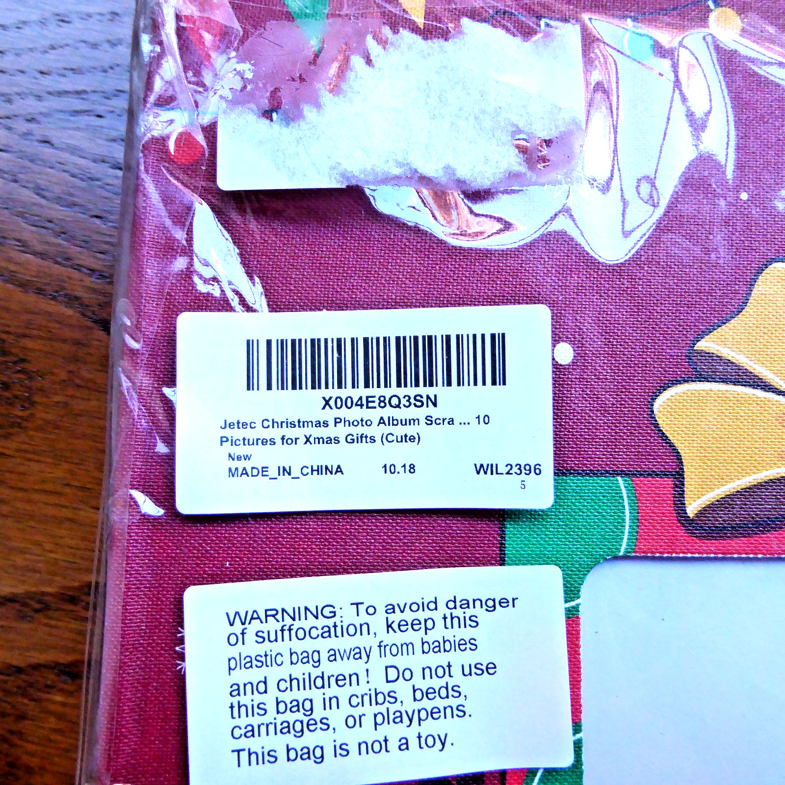 Sealed Christmas Santa Photo Album - Jetec