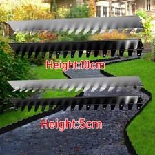 Galvanised Steel Lawn Edging strips Path Border Edge Metal Grass Flexible Fence