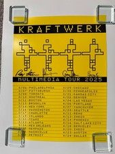 Kraftwerk JSA Signed Autograph Fully Signed Concert Poster Lithograph 2025
