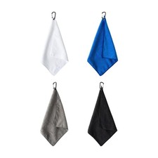 Golf Towel Water Absorption Golf Gear with Carabiner Clip Comfortable Wiping