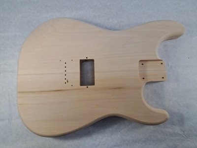 Basswood Hxx Hardtail guitar body - fits Fender Strat Stratocaster neck - J2354