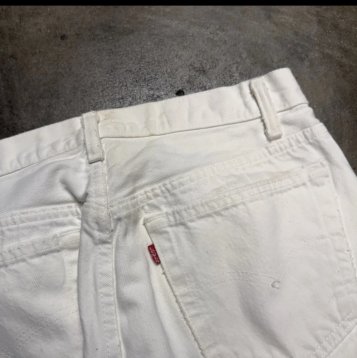 Levi's 501 White Jeans for Men for sale - eBay