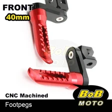 BOB 40mm Lower Rider Footpegs RED For Kawasaki Ninja 1000 SX 12 13