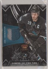 2012 Rookie Anthology Crown Royale Lords of the NHL Prime 1/25 Joe Thornton rp9