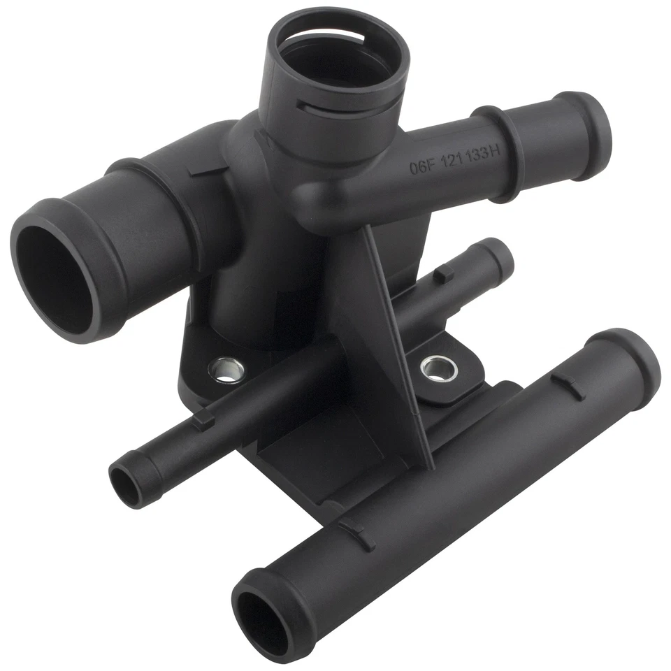 Engine Coolant Water Outlet for Volkswagen Jetta 2006 2007 2008 Passat Audi A3 - Image 2 of 4