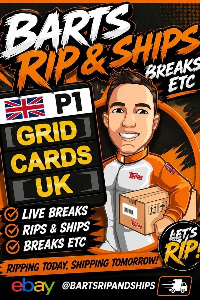 Grid Cards LIVE - F1 & Multi-Sport - Packs/Breaks/Singles/Boxes RIPPED LIVE