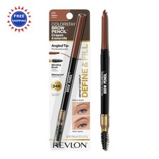 Revlon ColorStay Eyebrow Pencil 0.021 oz Waterproof Spoolie Brush Hair-Like