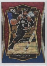 2020-21 Panini Select Premier Level Tri-Color Prizm Paul George #156 d1r