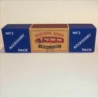 Matchbox Lesney Accessory Pack 2a Bedford Car Carrier Empty B Style Repro Box