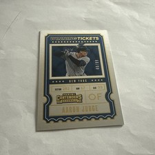 2020 Panini Contenders - Winning Tickets Aaron Judge #WT-14 Gold /99
