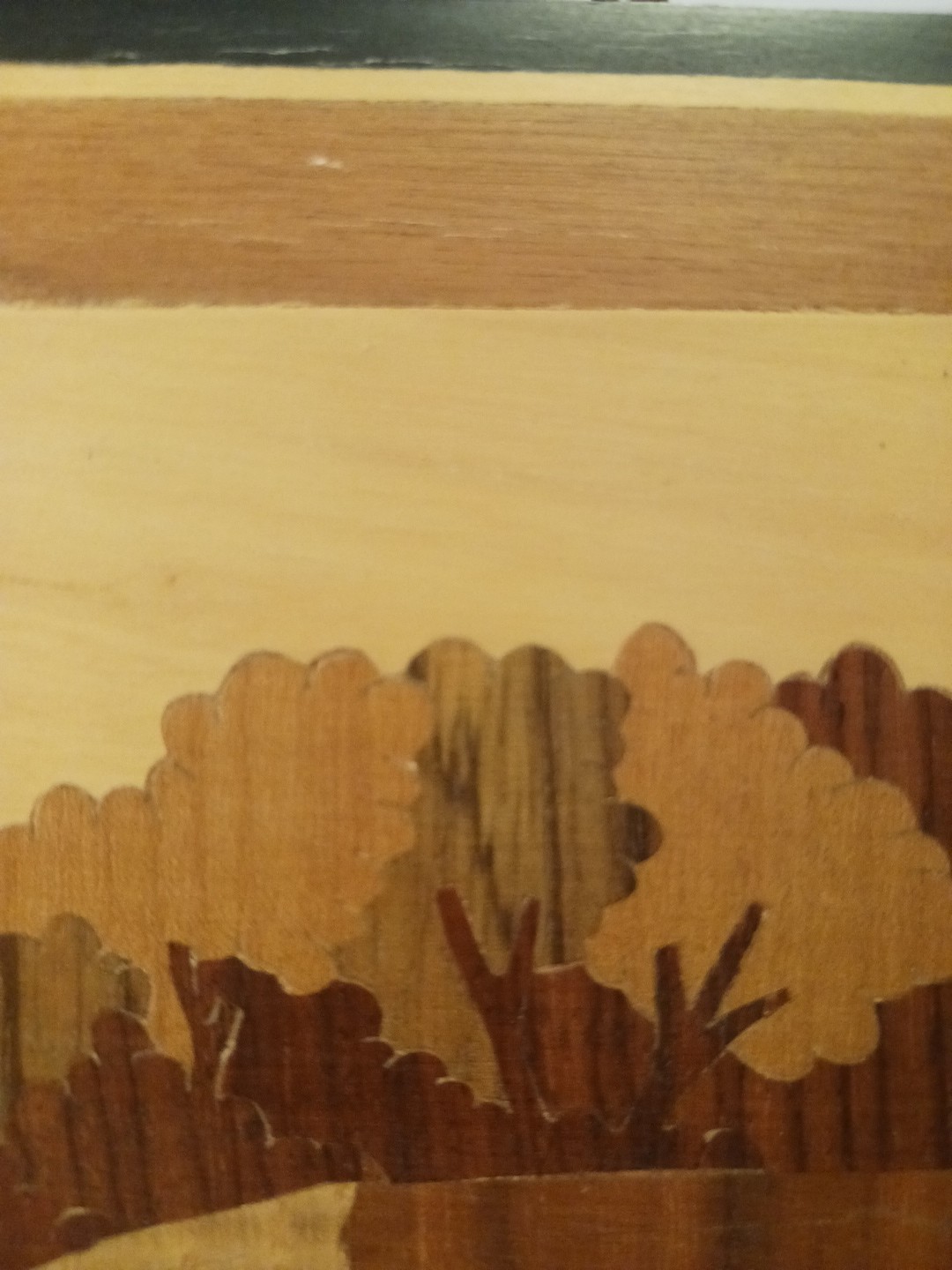 Italian Coastal Scene By Sorrento Marquetry Wooden Inlay Picture 11x15”