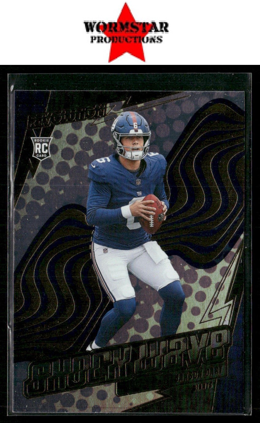2025 Panini Revolution #22 Jaxson Dart Shock Wave New York Giants