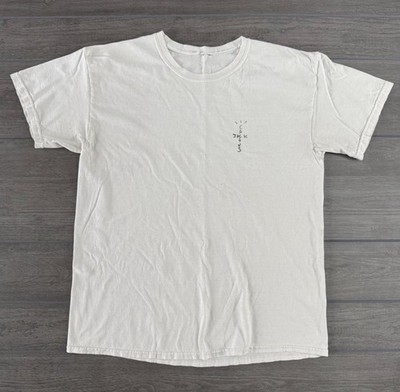Travis Scott Cactus Jack White Graphic T Shirt Men's Size L