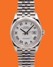 Rolex Datejust 36mm 126200 White Roman Dial Smooth Jubilee 2026