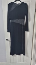 Black Vevlet Maxi Dress Size Medium New with Tags