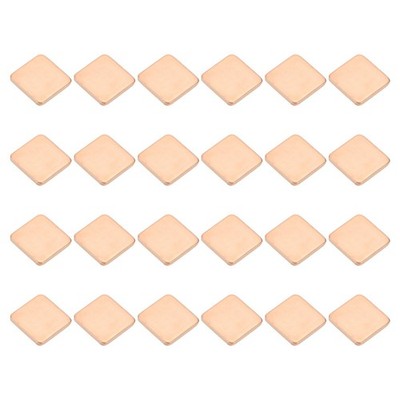 24 Stück Kühlkörper Kupfer Pad 15x15x1,8mm für GPU/Chipset