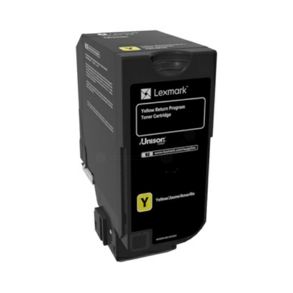 Original Lexmark 74C2SYE 074C2SYE Toner Gelb-image