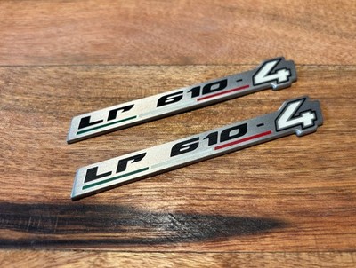 Original Lamborghini Huracan LP610-4 Embleme OEM - 4T085499A Paar 