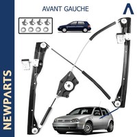 Newparts LèVe Vitre Avant Links FüR VW Golf 4 5-TüRer 1J4837461H 1J4837461D