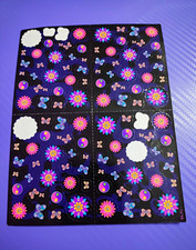 Vintage Lisa Frank Dream Writers Butterflies Flowers Yin Yang Stickers S449